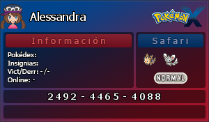 Tarjeta de Alessandra